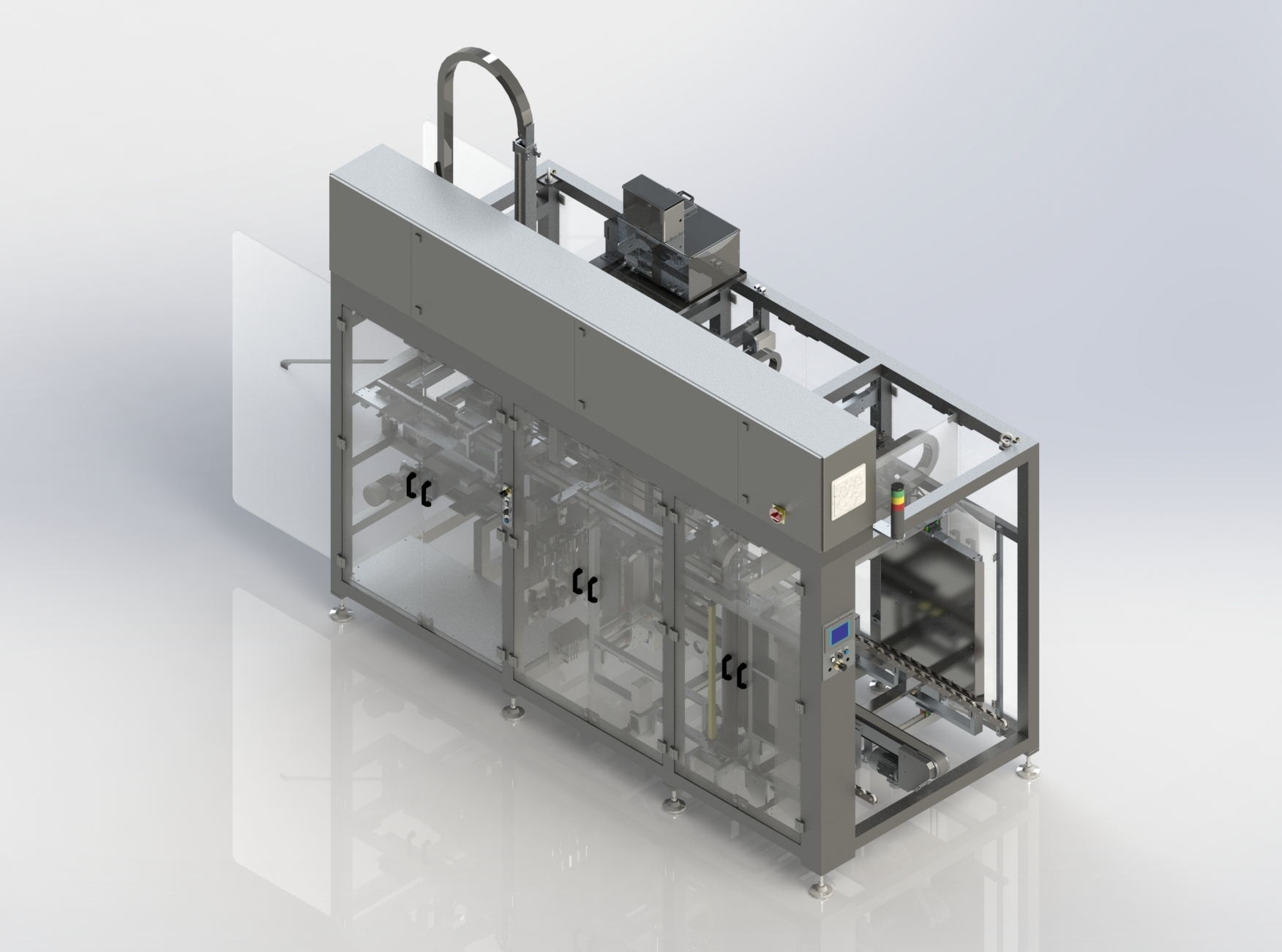 Knecht trayopzetmachine TA-600